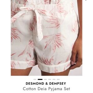 DESMOND & DEMPSEY 
Cotton Deia Pyjama Set 
Shorts only